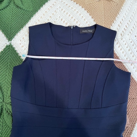 178 Ivanka Trump dark blue dress - Picture 9 of 12